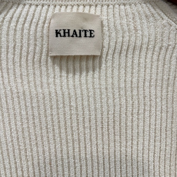 Khaite The Kirah Ribbed Sweater Ivory - Picture 3 of 6